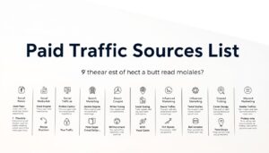 Paid Traffic Sources List: Where to Buy Website Visitors